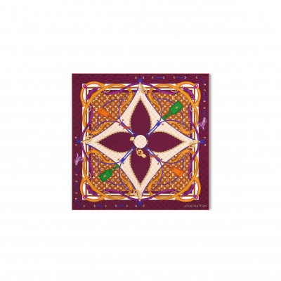 LOUIS VUITTON FLOWER AND STRAPS SQUARE 90 M97470 (90*90cm)